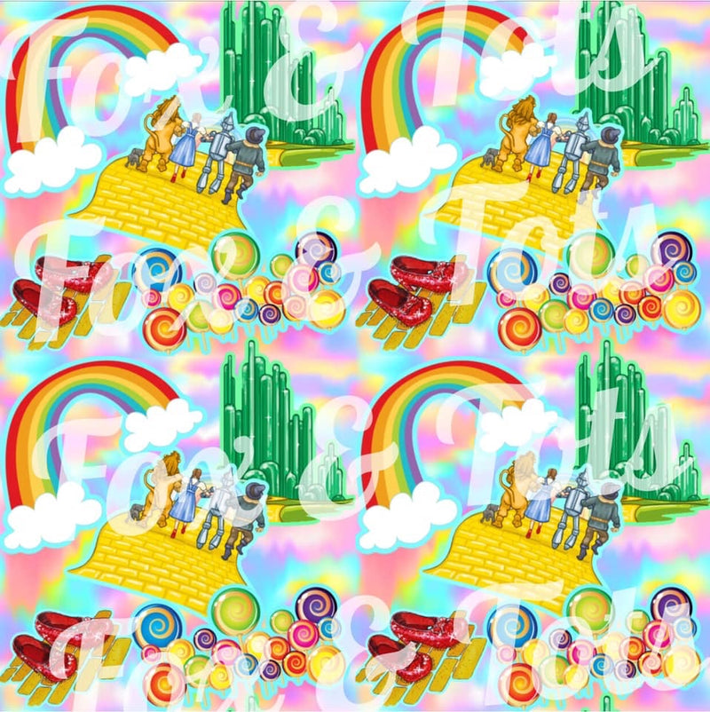 Rainbow Wizard Fabric