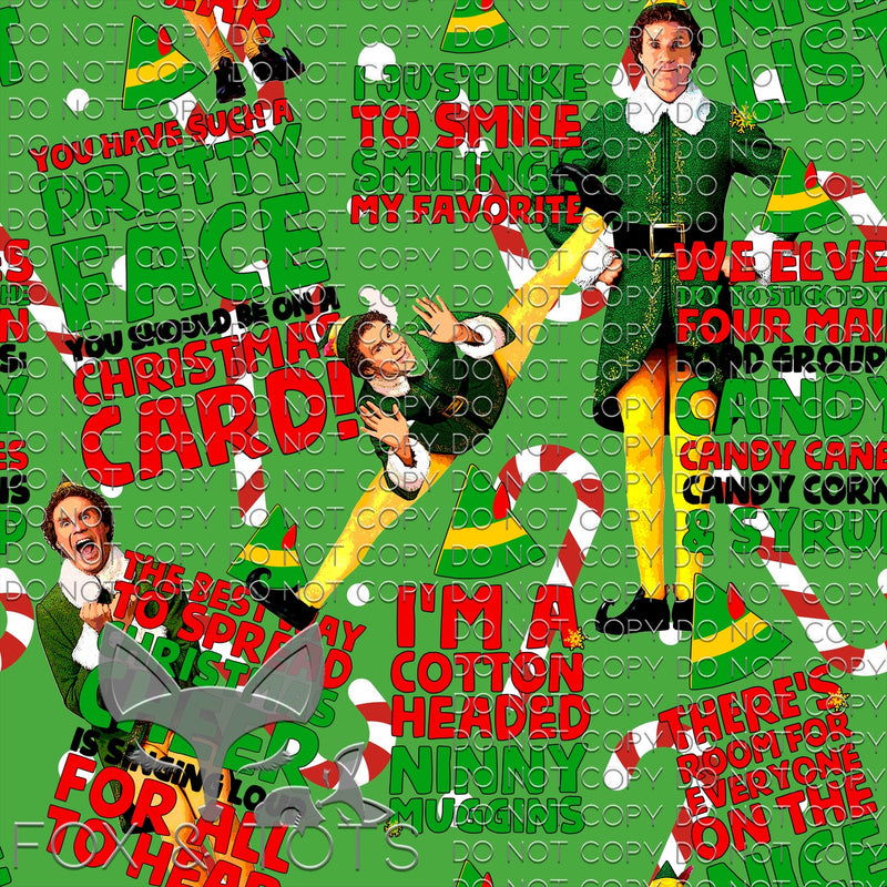 Elf Movie Fabric