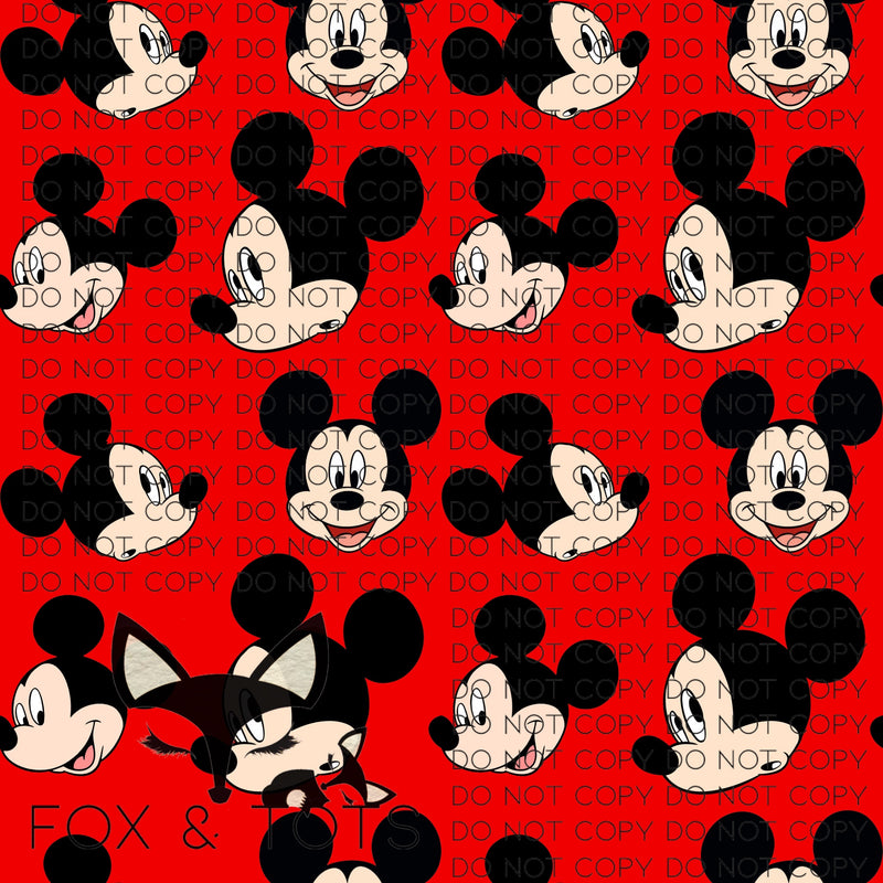 Red Mouse Fabric