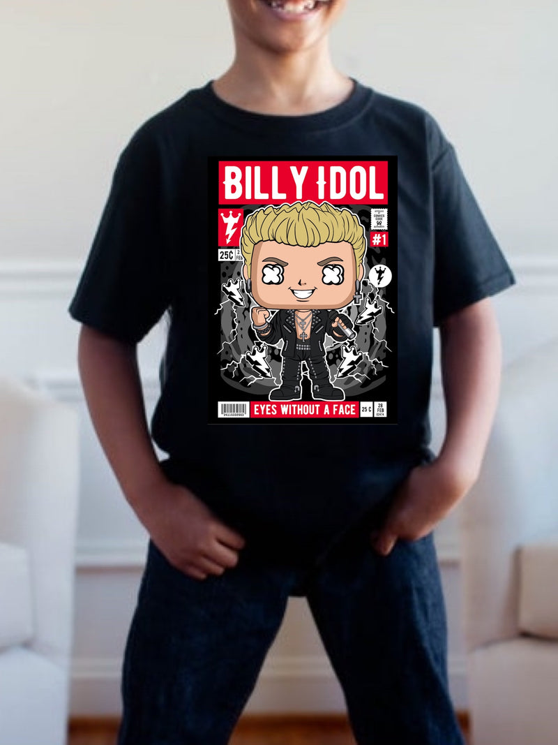 Pre order Billy Idol POP tee (tee as pictured ) 1.5 week -2 week Tat