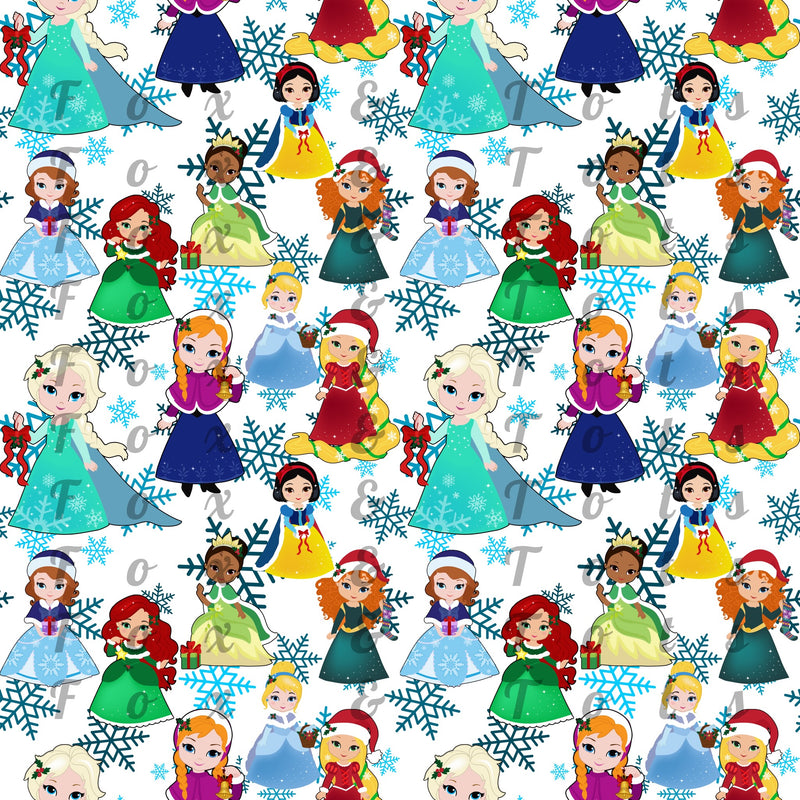 Snow Queens Fabric