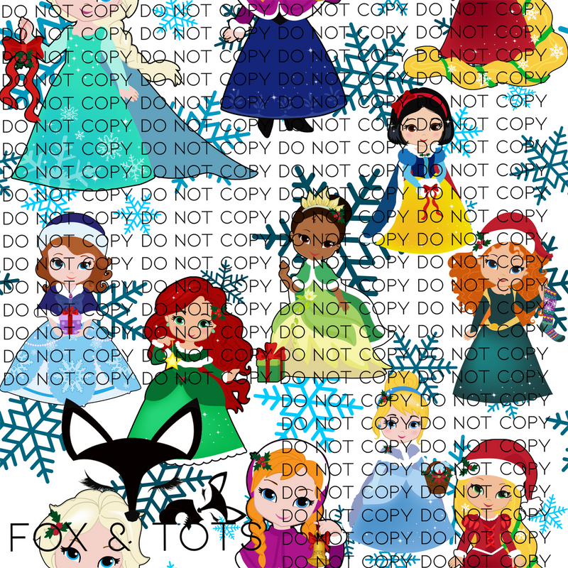Snow Queens Fabric