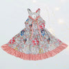 Pre order floral princess twirl dress ships end of April