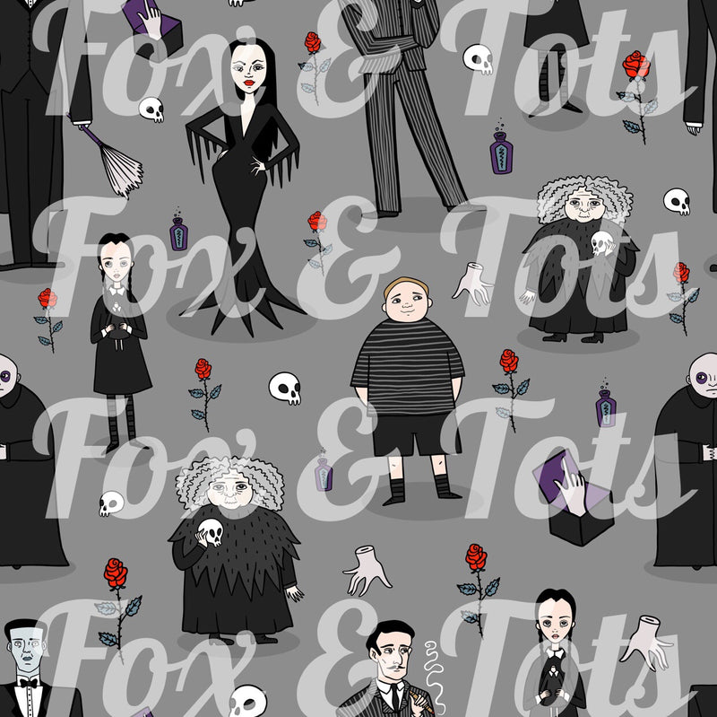 NEW Addams Family Fabric