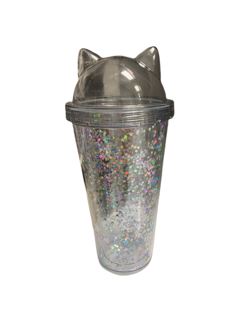 Plastic Kitty Tumbler Cup