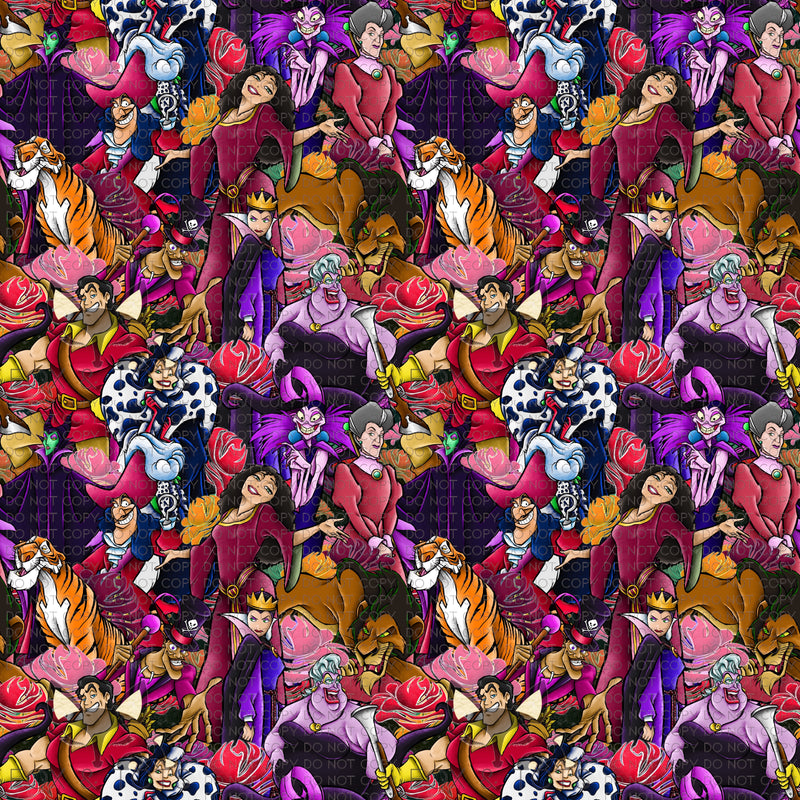 Floral Villains Fabric