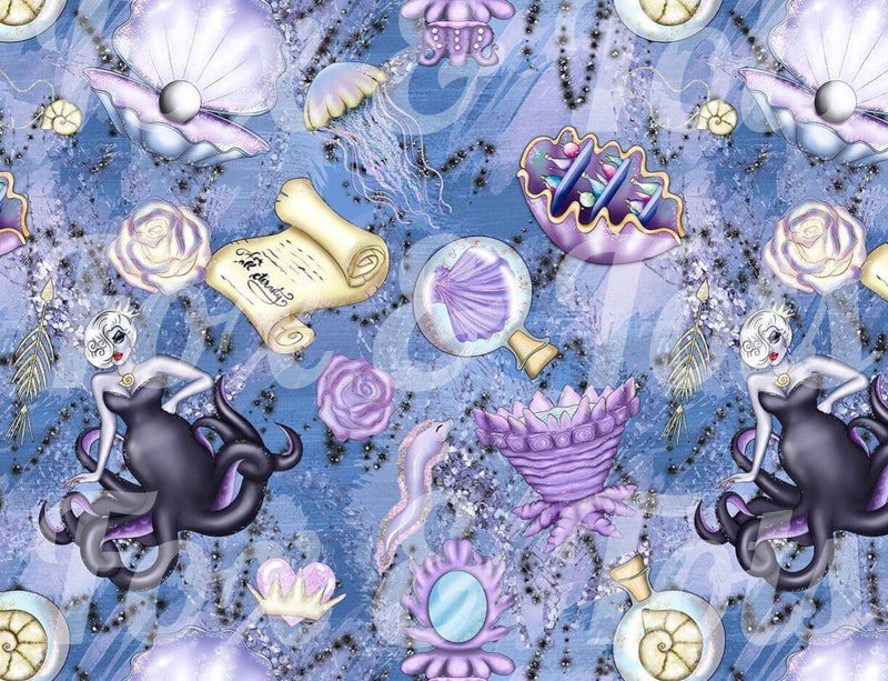 SeaWitch1 SMALL SCALE Fabric