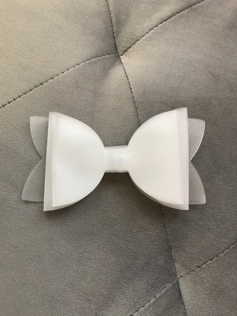 Large clear Shimmer Pool Bow