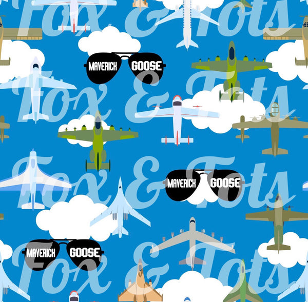 Top Gun Fabric â Fox & Tots