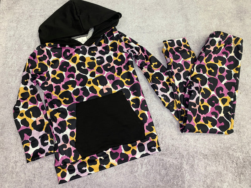 RTS HOODED pink leopard SET 11.14