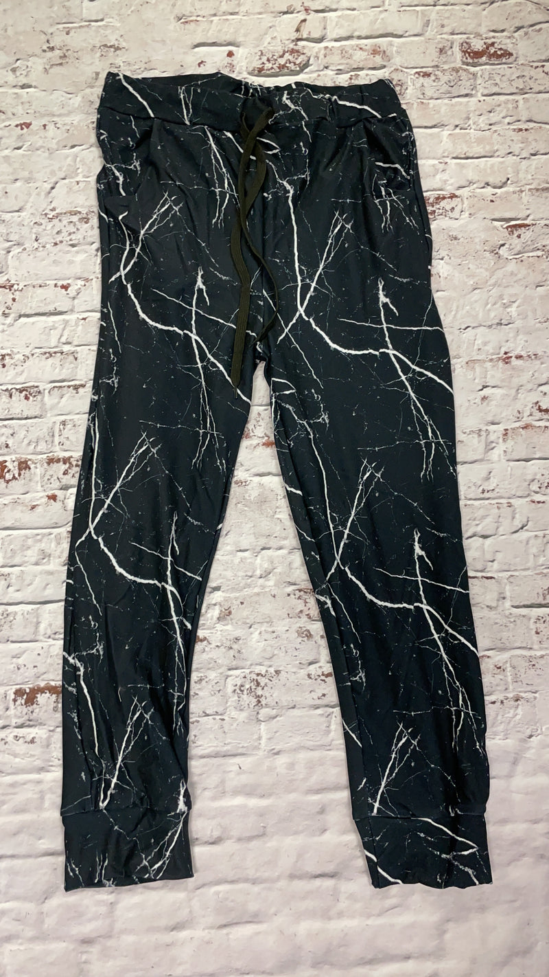 RTS Black Marble Unisex Jogger Adults & Kids