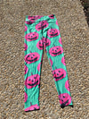 Women's Leggings-Neon Pumpkins RTS 7.17