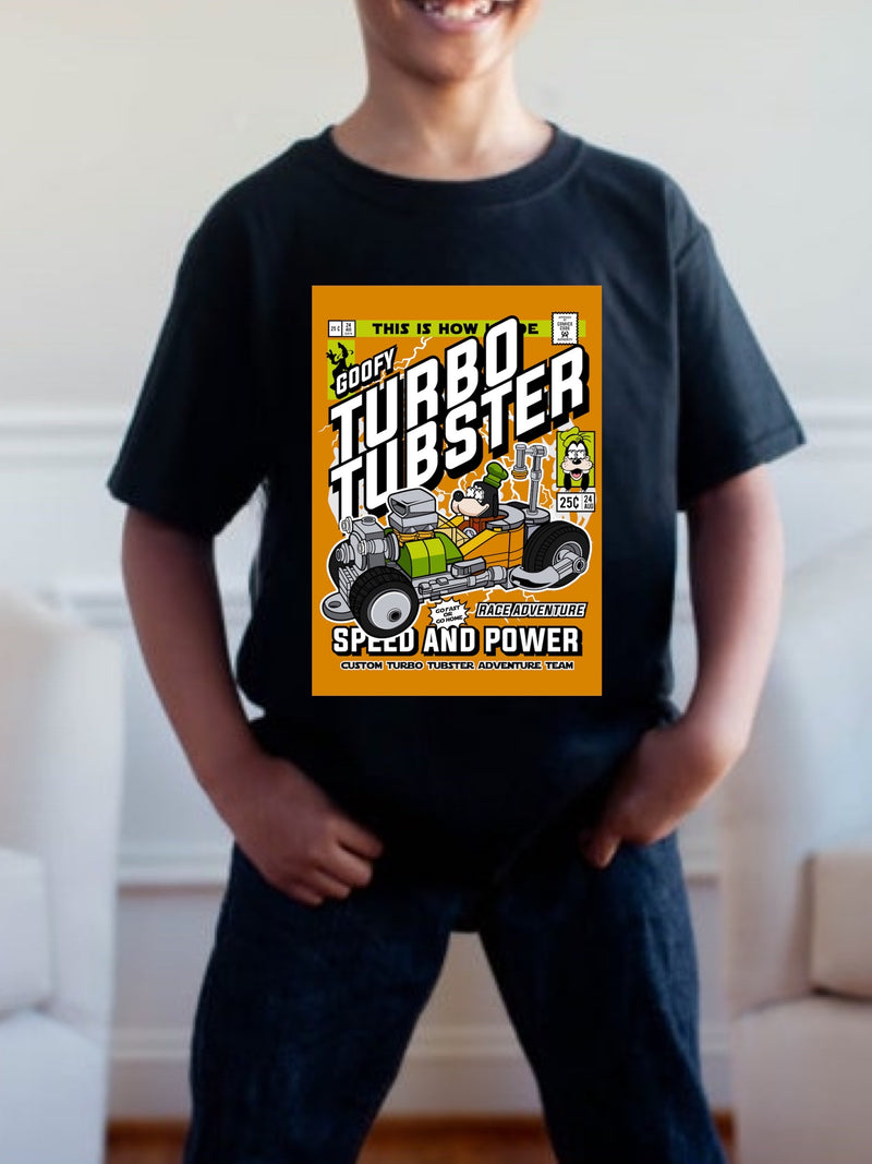 Pre order TURBO GOOFY POP tee (tee as pictured ) 1.5 week -2 week Tat