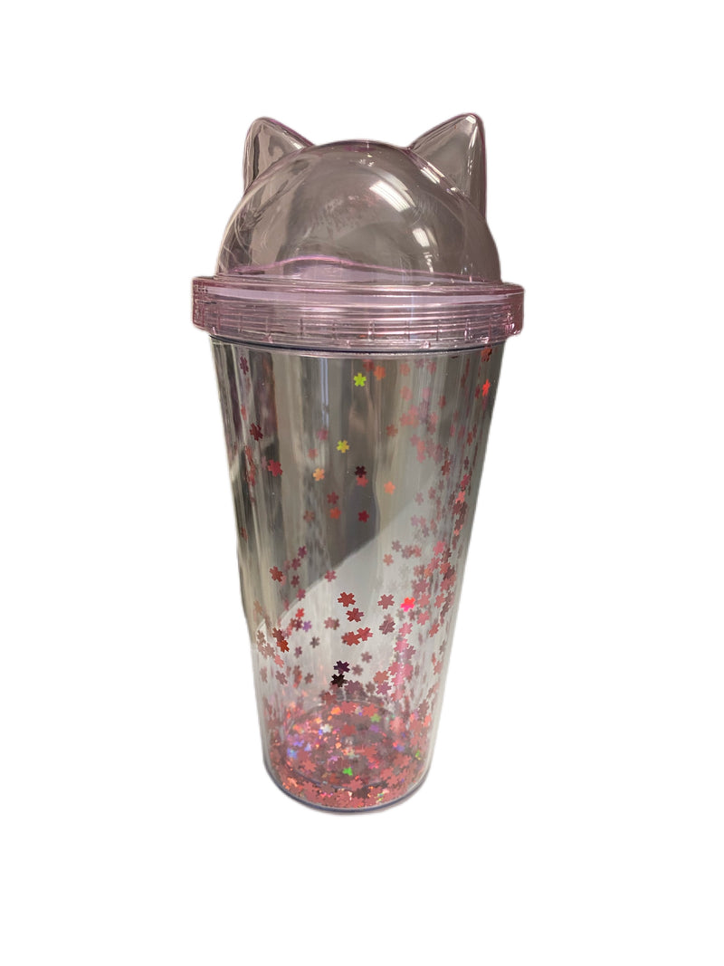 Plastic Kitty Tumbler Cup