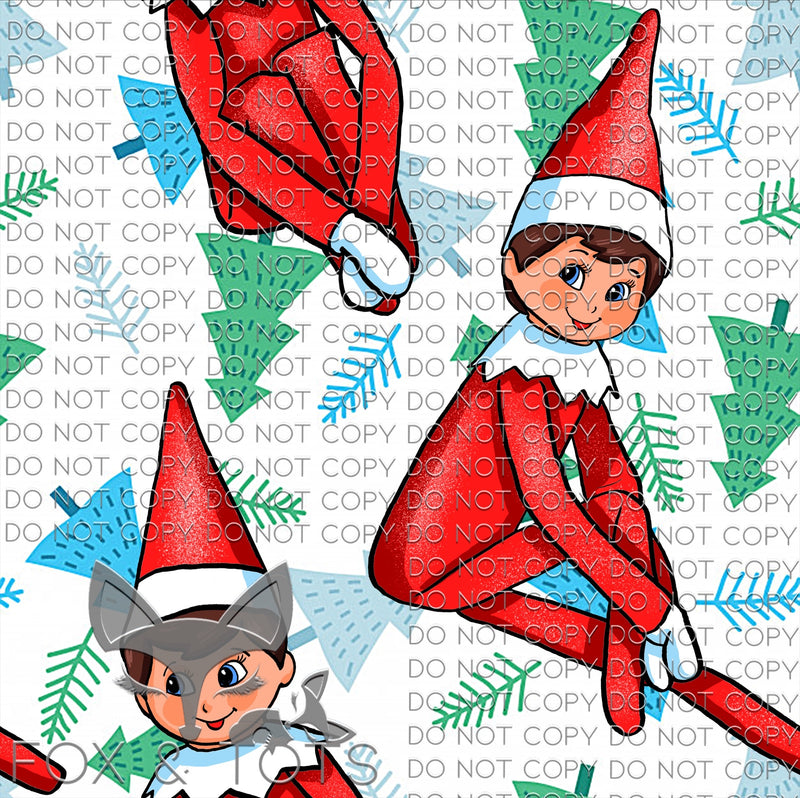 Elf On The Shelf Fabric