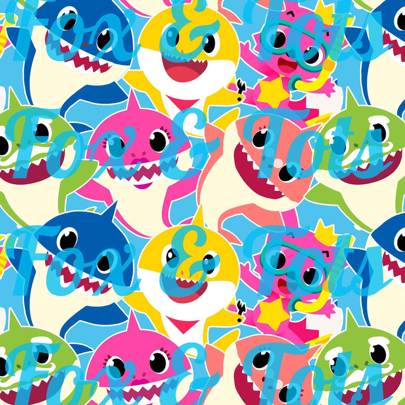 Baby Shark Fam Fabric