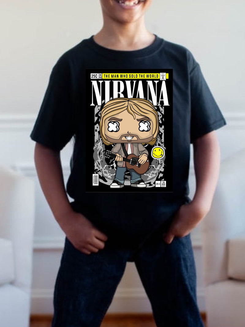 Pre order NIRVANA POP tee (tee as pictured ) 1.5 week -2 week Tat