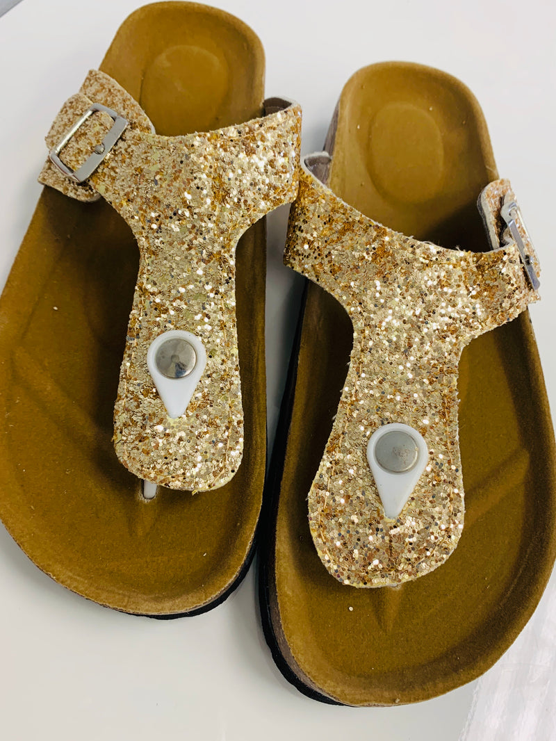 Glitter Cork Sandals RTS