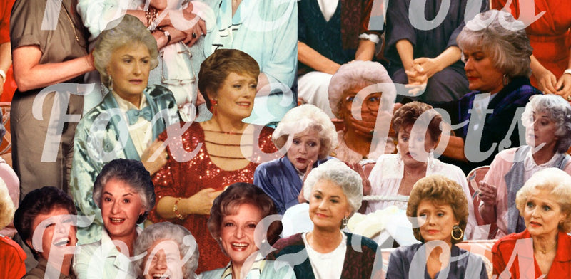 Golden Girls SMALL SCALE  Fabric