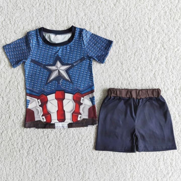 Cap 2 PC short Set - 2-3 week tat