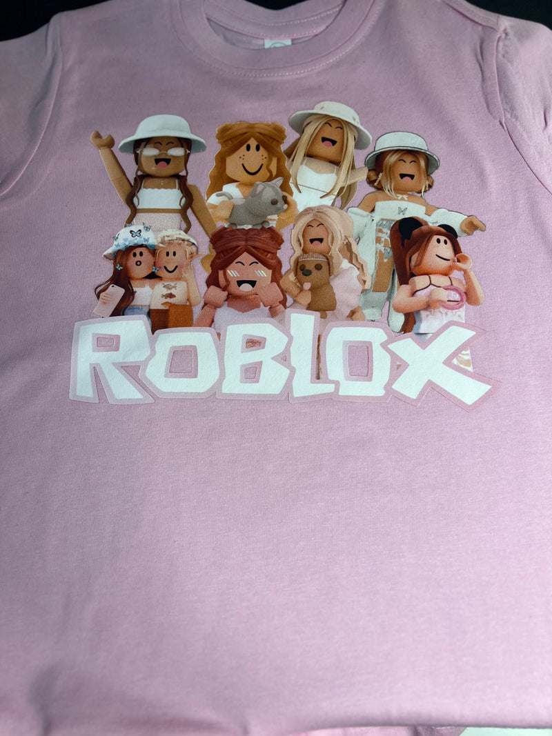 Pre order Pink roblox dtf screen 3-5 day tat