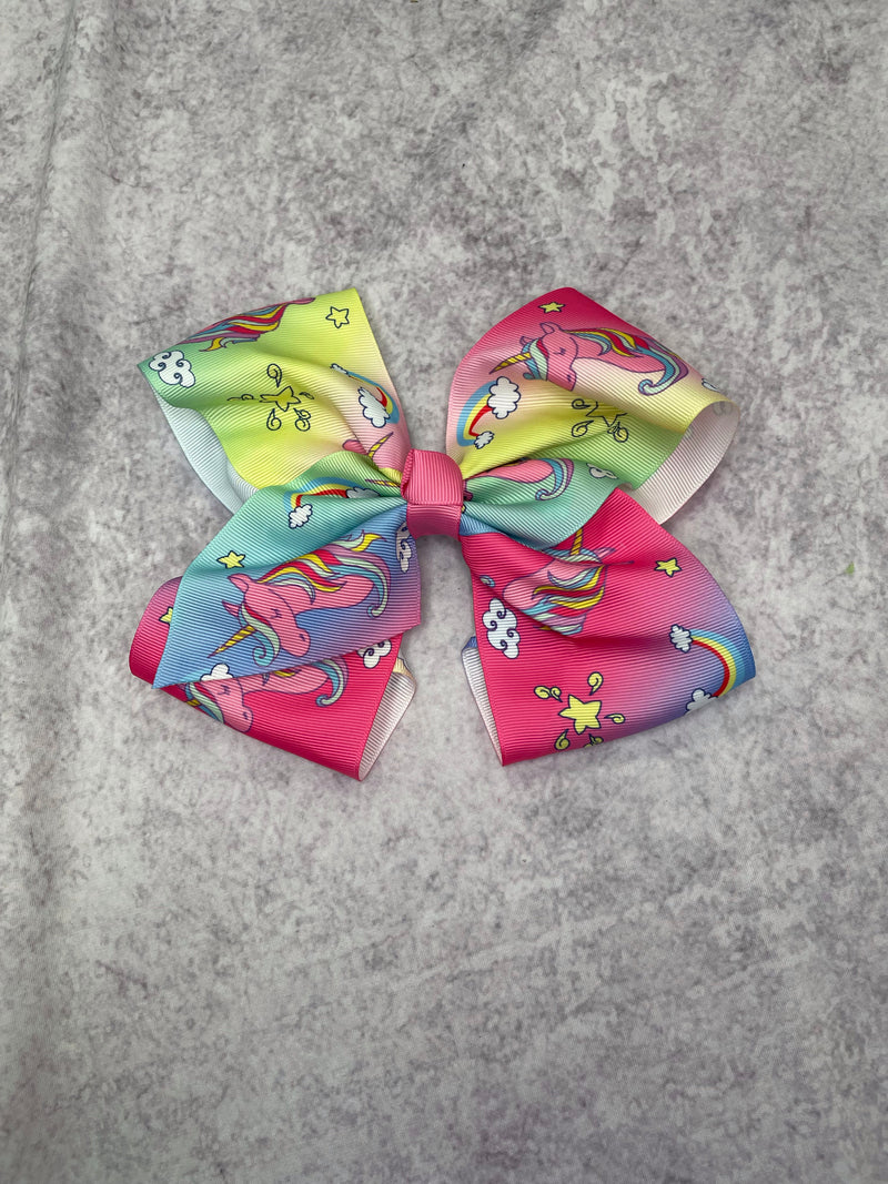 RAINBOW UNICORN bow RTS