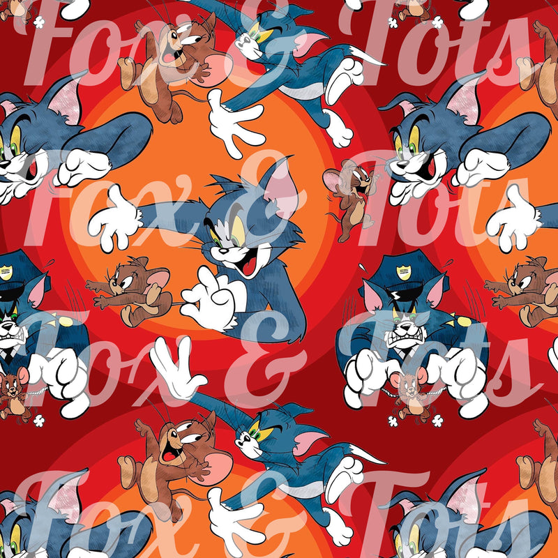 Tom and Jerry Fabric