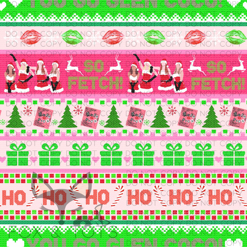 SO FETCH XMAS Fabric
