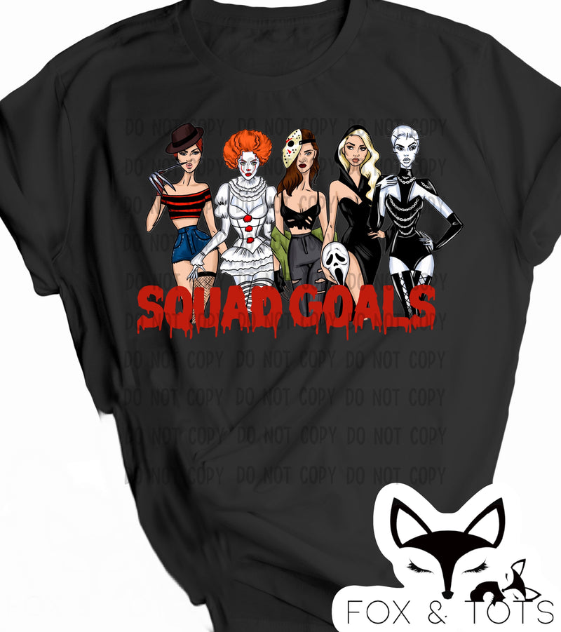 Horror girls squad Screen Pre Order (1.5 week TAT)