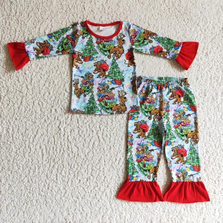 PREORDER SCOOBY RED (RUFFLES) PJS
