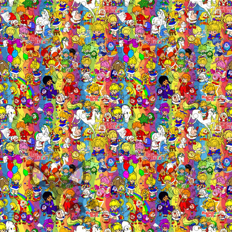 Rainbow Bright Fabric