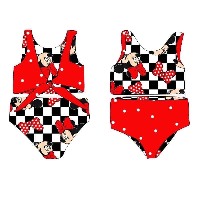Pre order minniechecker reversible swim - mid March delivery