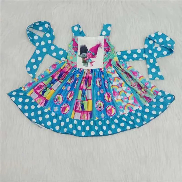 Pre order TROLLS Party dress 3-4 week tat