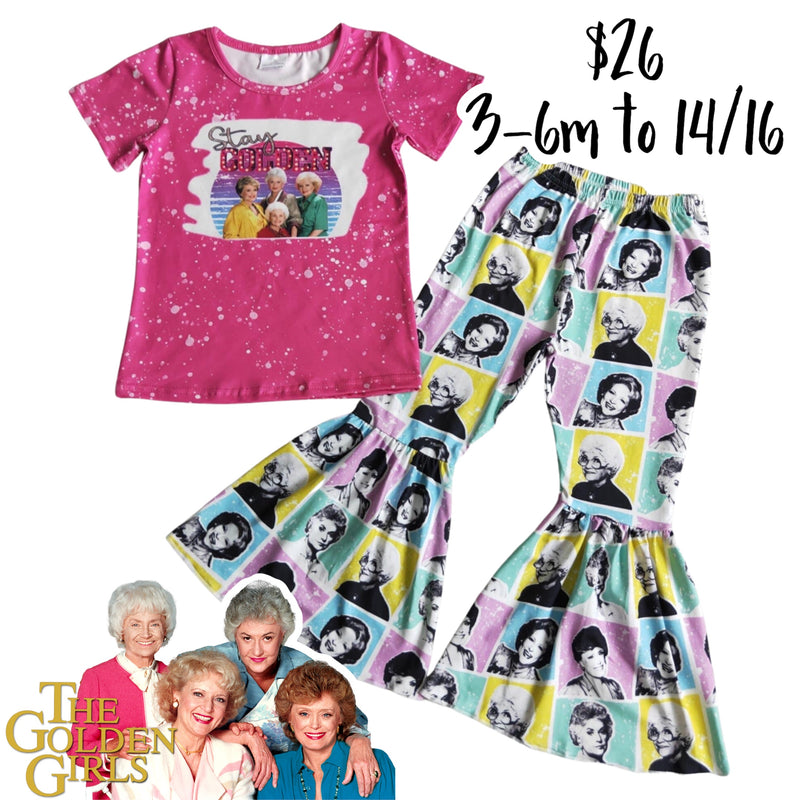 Pre order 2 PC set GOLDEN GIRLS 2-3 week TAT