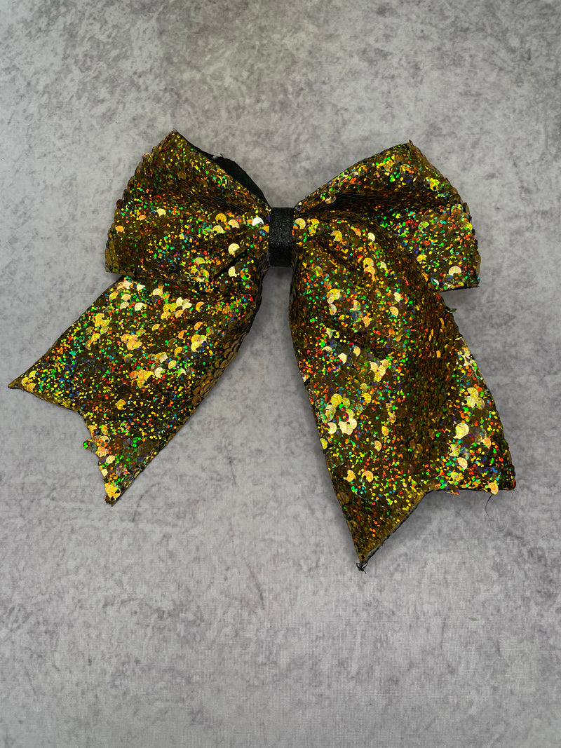 SEQUIN GOLD bow RTS