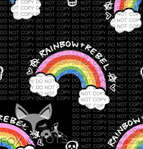 Rainbow Mermaid Fabric – Fox & Tots