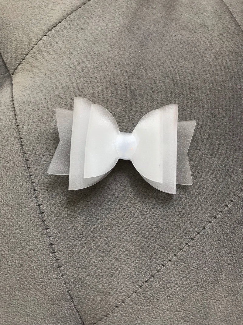 Small clear Shimmer Pool Bow