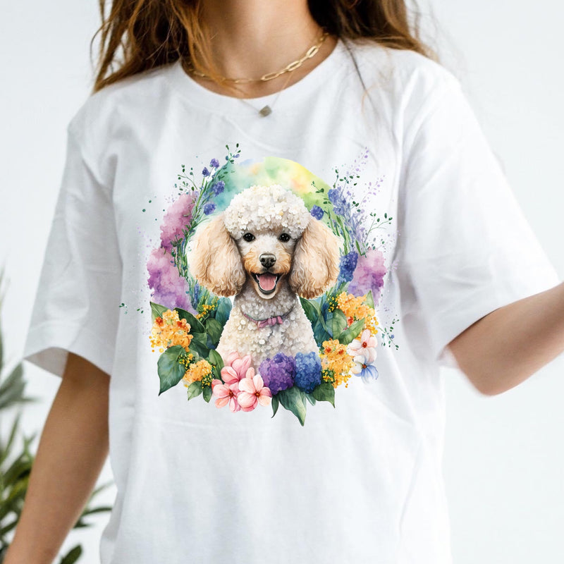 Pre order standard poodle flower dtf screen 2 week tat