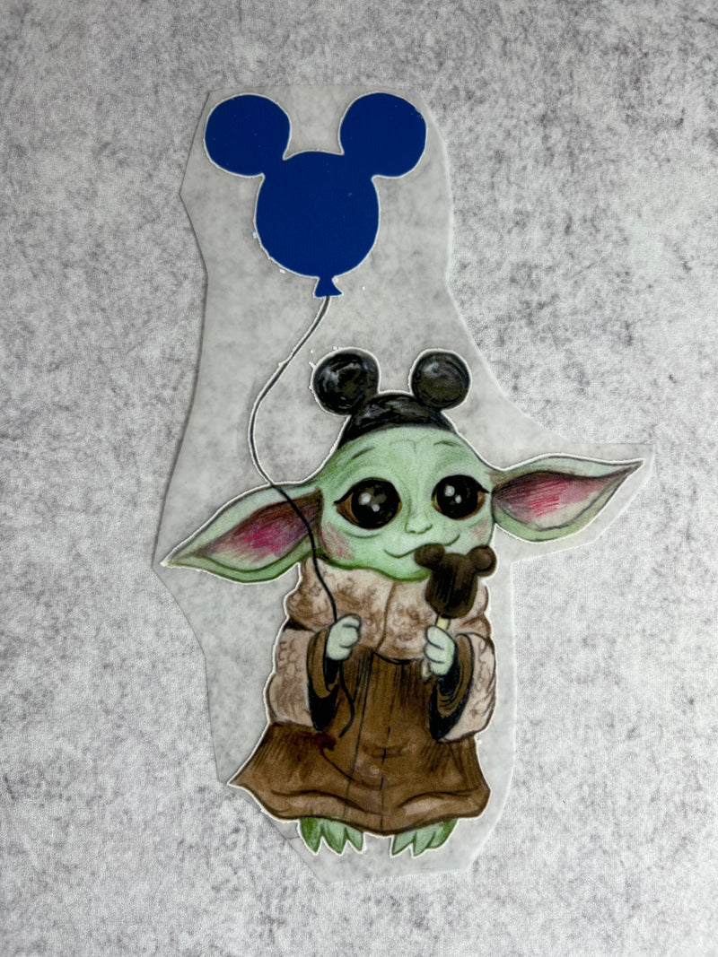 RTS disney themed baby yoda screen