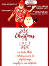 Christmas in July - Santa Visit - Includes a Digital Photo &  Souvenir Tee!
