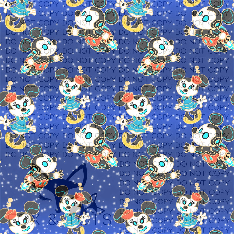 Robotic Mice Fabric