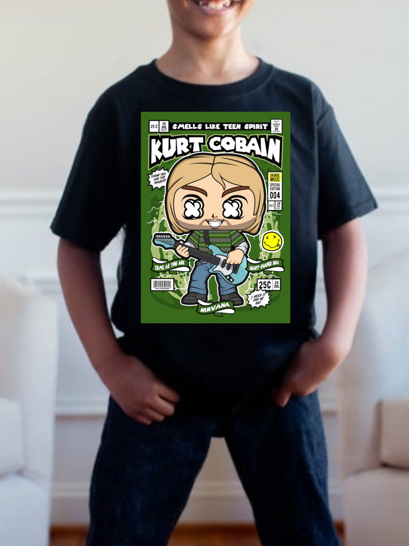 Pre order Kurt Cobain POP tee (tee as pictured ) 1.5 week -2 week Tat