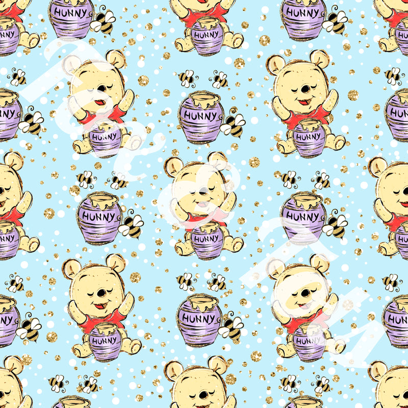 Honey Bear  Fabric