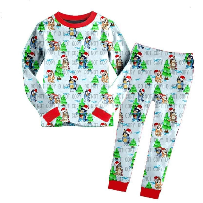 RTS holiday dog long sleeve lounge set 11.11