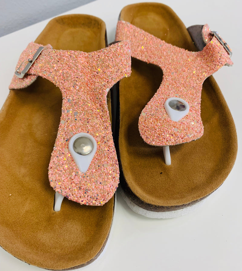 Glitter Cork Sandals RTS