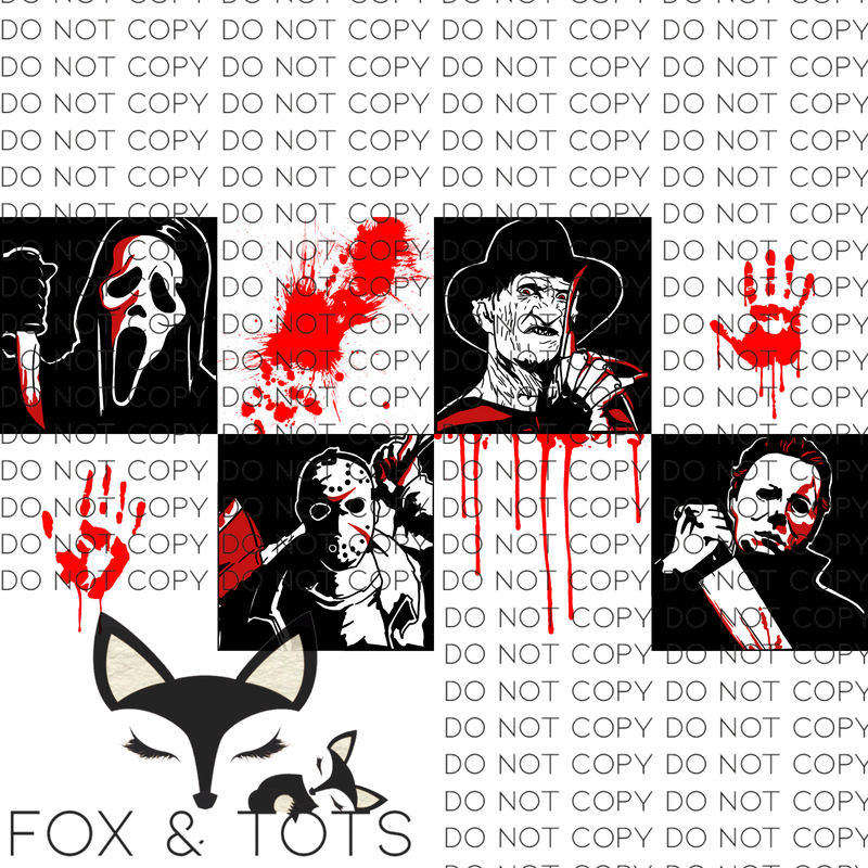 Killer Squares Fabric