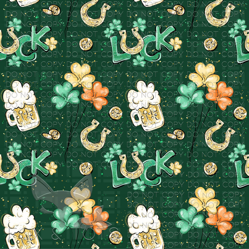 Beer Luck Fabric
