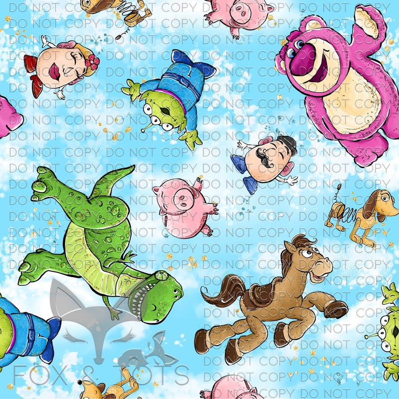 Toy Friends Fabric
