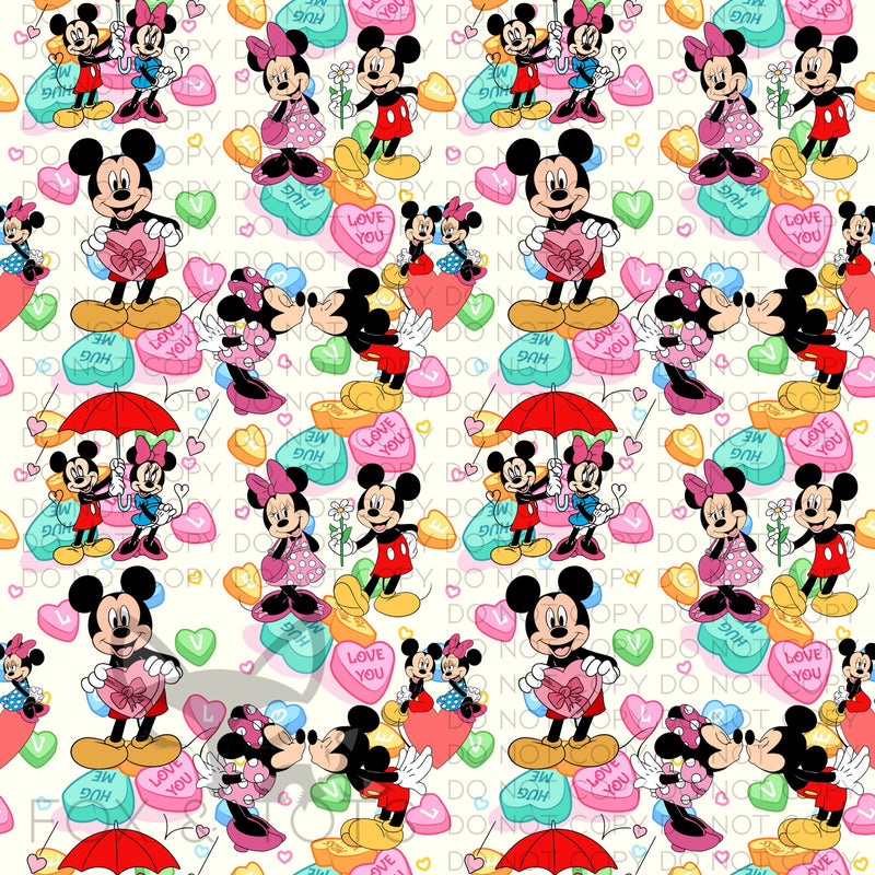 VDAY CONVO MAGIC MICE Fabric