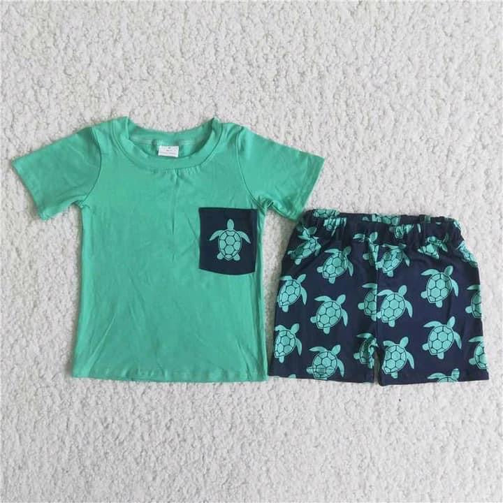 Turtle 2 PC short Set - 2-3 week tat